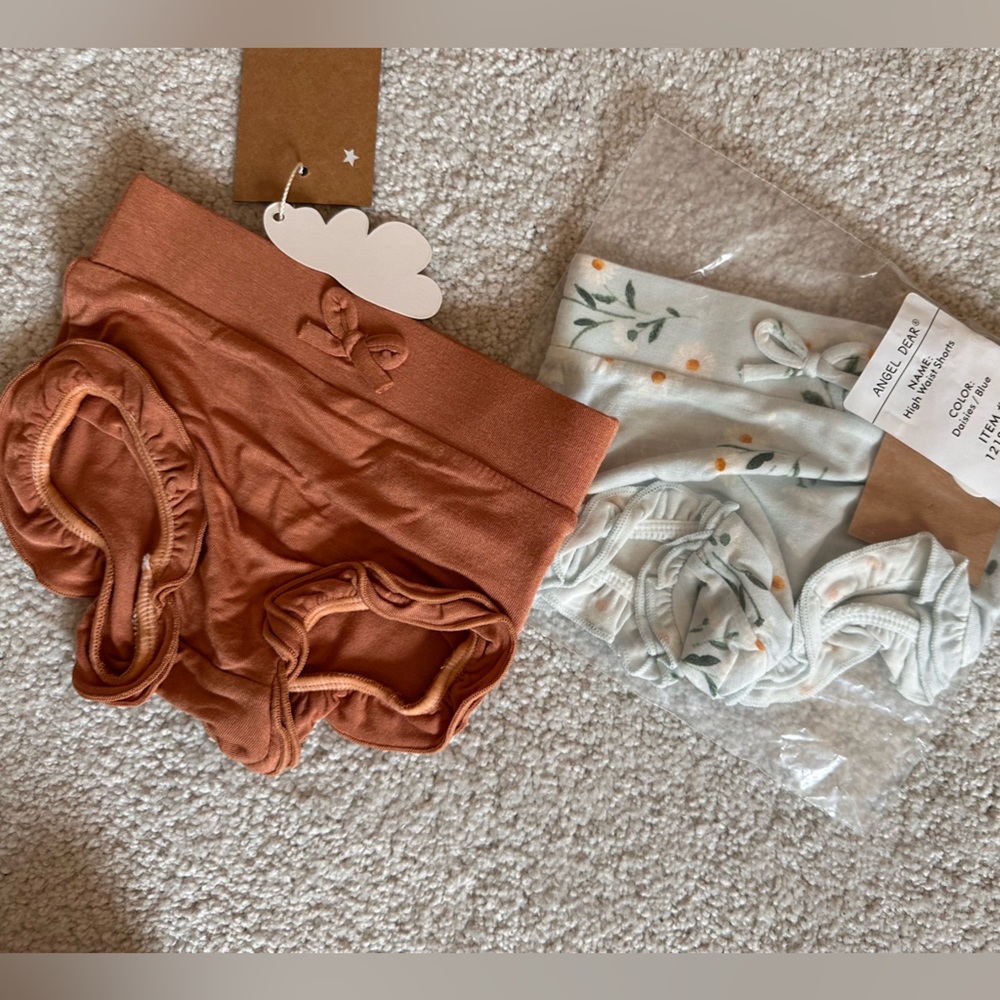 Angel dear. Two baby girl bloomers 3-6 month NWT